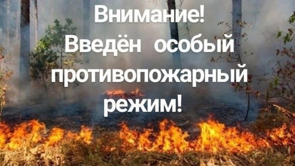 Внимание! Введен особый противопожарный режим!.